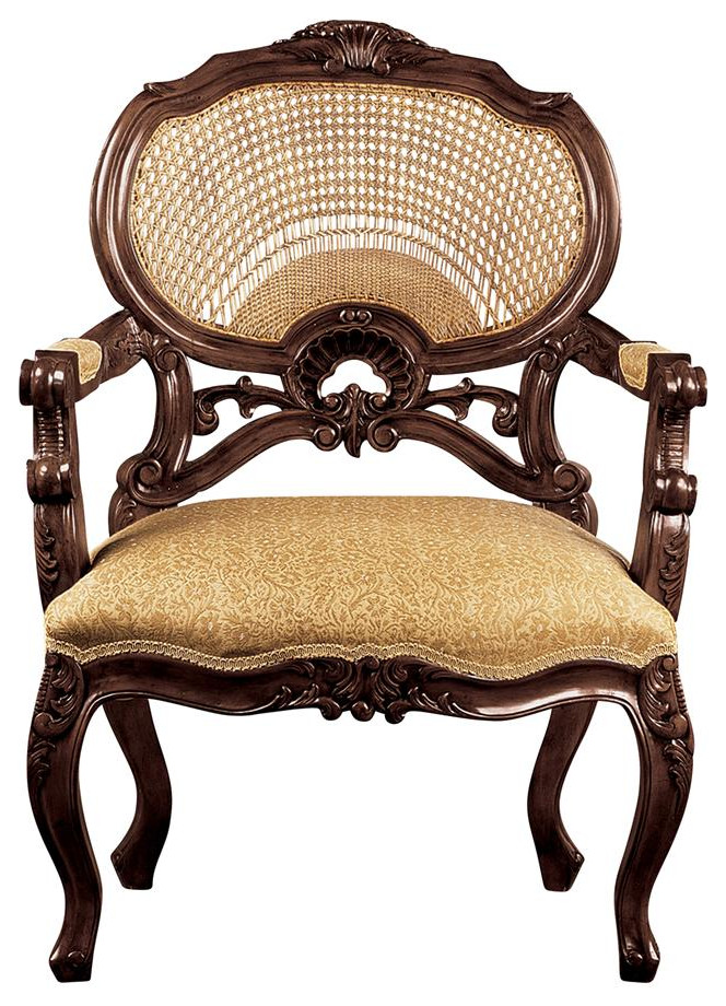 Design Toscano Chateau Marquee Occasional Chair   Victorian   Armchairs And Accent Chairs   by Kolibri Decor  Houzz