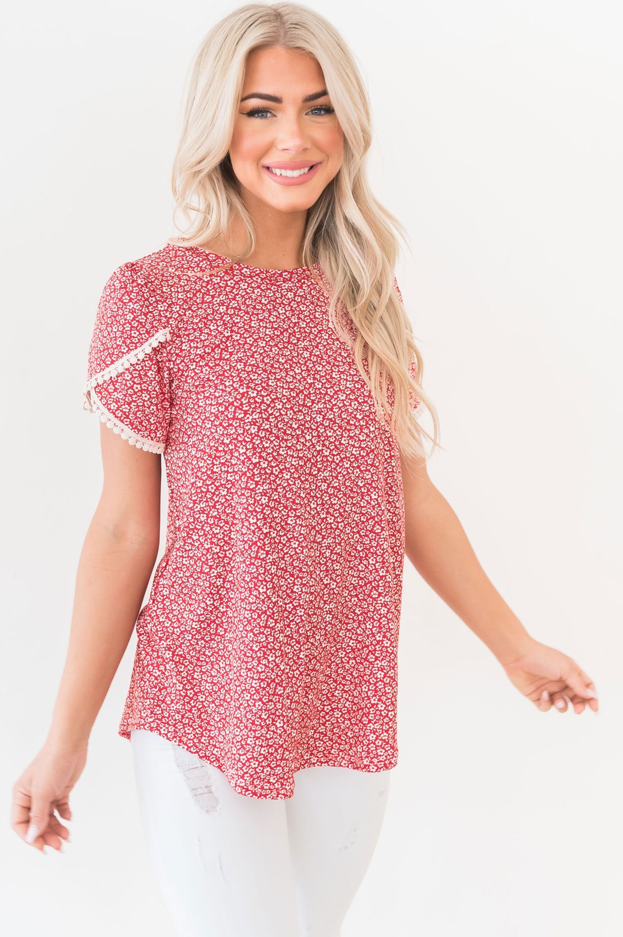 Best Days Ahead Modest Blouse