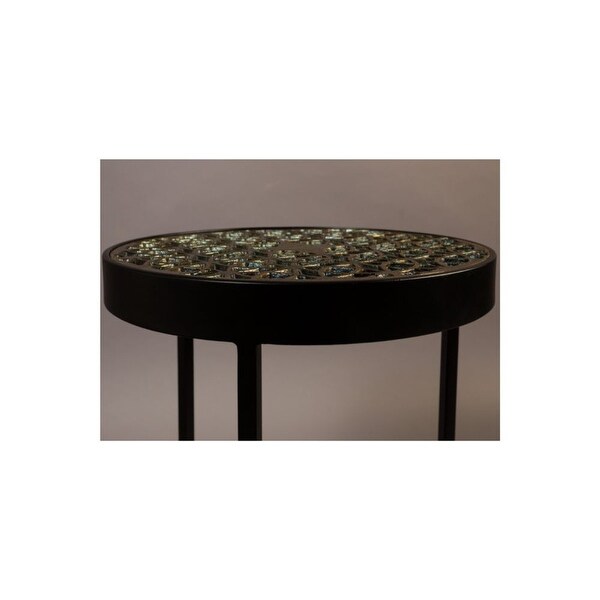 Dutchbone Sari Geometric Pattern Top Accent Table