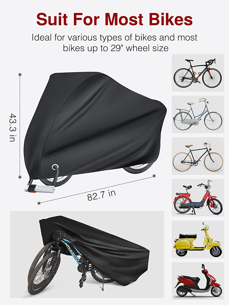 Durable Dustproof Cycle Accessories Customized Bicycle Cover For Bike Protection