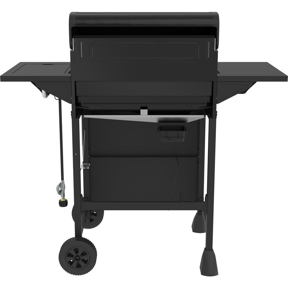 Nexgrill 3Burner Propane Gas Grill in Black with Side Burner