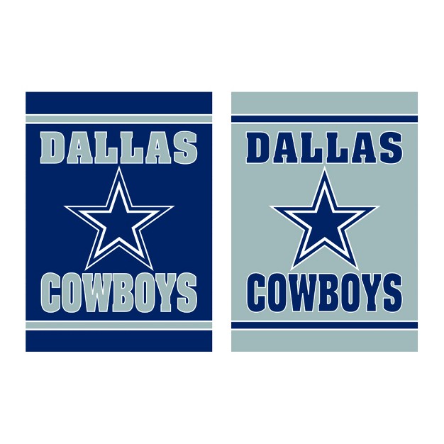 Embossed Suede Flag Gdn Size Dallas Cowboys