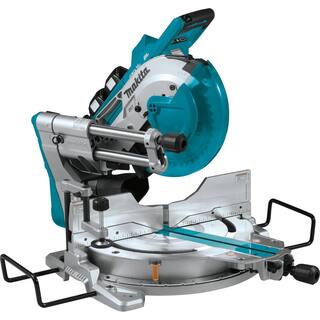 Makita 18V X2 LXT Lithium-Ion 36V Brushless Cordless 10 in. Dual-Bevel Sliding Compound Miter Saw Kit Laser 5.0 Ah XSL04PTU