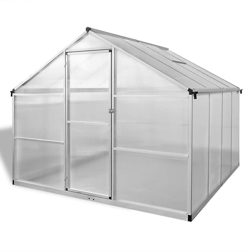 Reinforced Aluminium Greenhouse With Base Frame 6.05 M