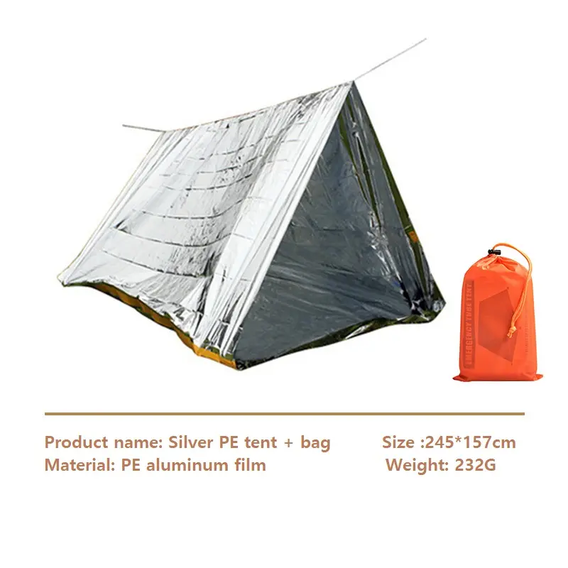 Portable Waterproof Lightweight Emergency Survival Shelter Sleeping Bag Outdoor Camping Hiking Traveling Tents