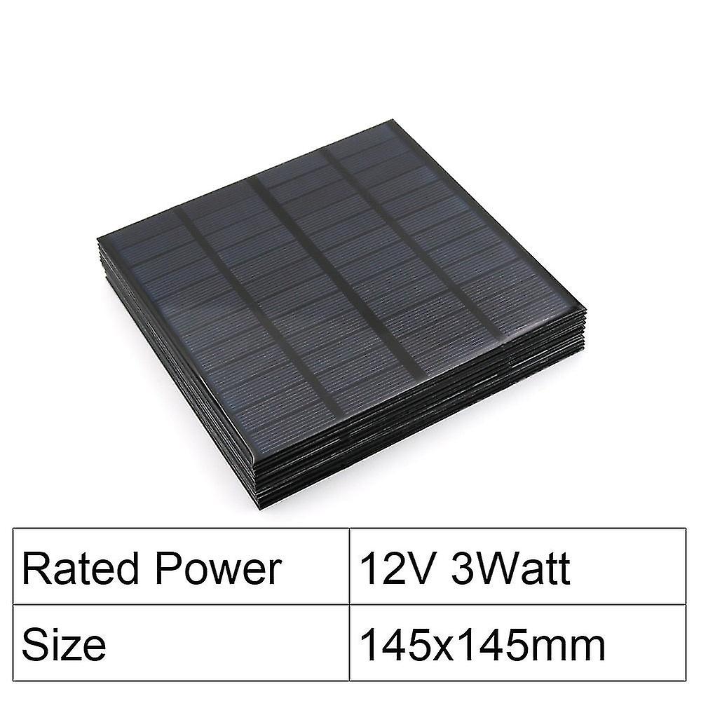 10pcs Solar Panel 12v 1.5 2 3 5 7 W Mini Solar System Diy Outdoor Battery Cell Phone Chargers Portable Solar Cell 1.5w 18650