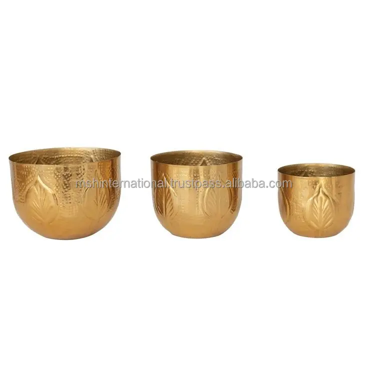 Metal Flower Pot Handmade Factory Customized Flowering Small Planter Wholesale Supplies Plants Mold And Planter Metal Pot