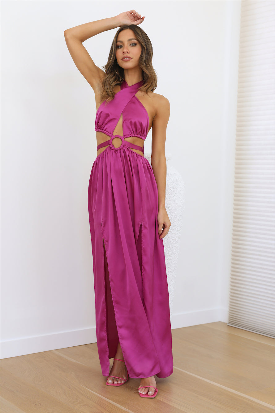 No Cares Maxi Dress Purple