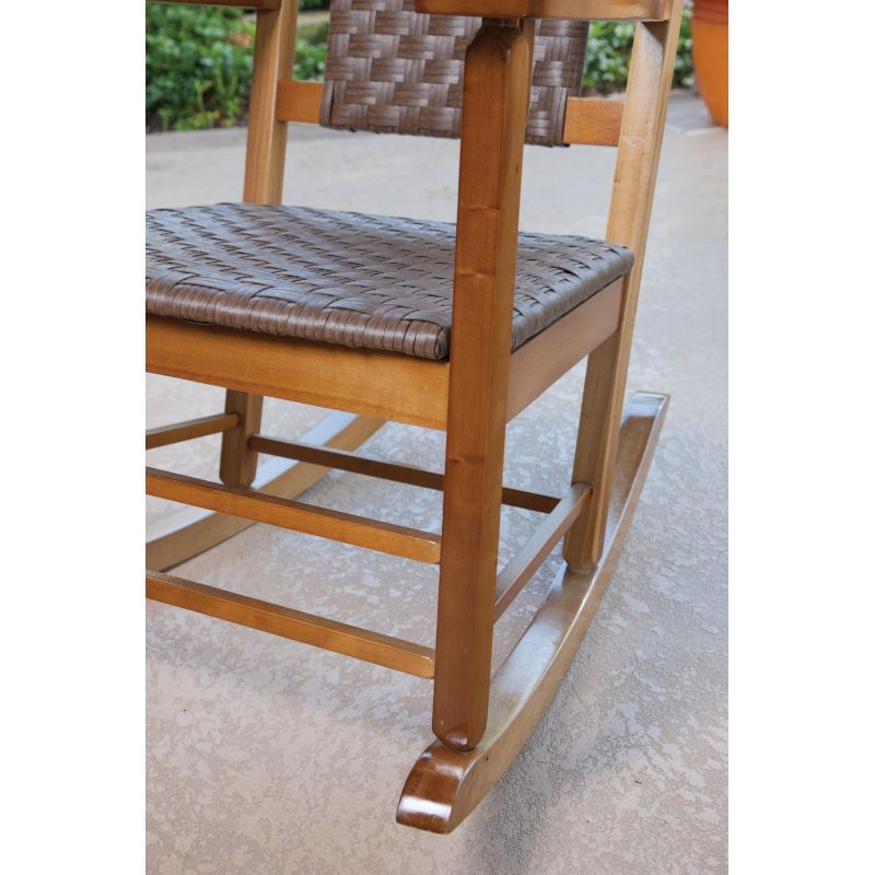 Jack Post Knollwood Classic Woven Rocking Chair