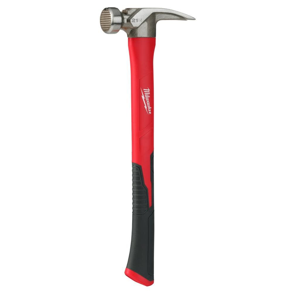 Milwaukee 21oz Milled Face Poly/Fiberglass Handle Hammer 48-22-9320 from Milwaukee