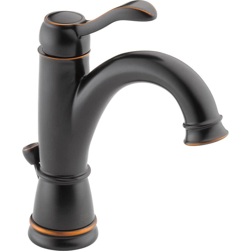 Delta Porter Single Hole SingleHandle Bathroom Faucet in Oil Rubbed Bronze