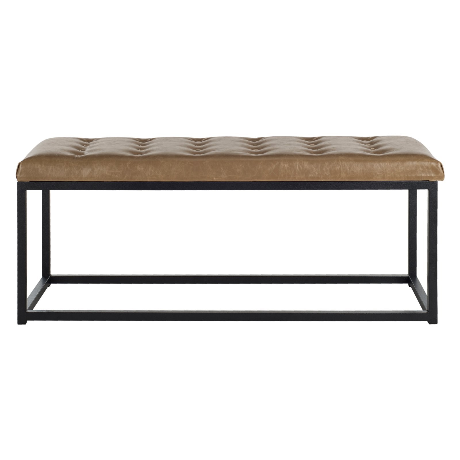 Safavieh Reynolds Backless Faux Leather Bedroom Bench