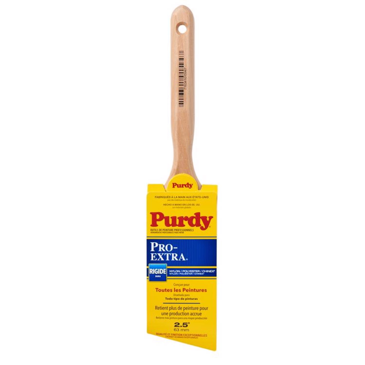 Purdy Pro-Extra Glide 2-1/2 in. Stiff Angle Trim Paint Brush