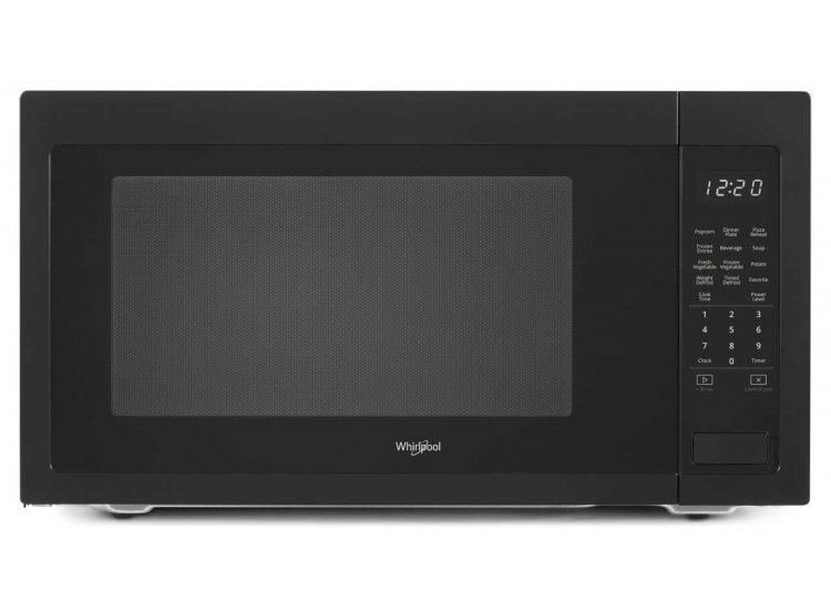 Whirlpool 2.2 Cu. Ft. Black Countertop Microwave