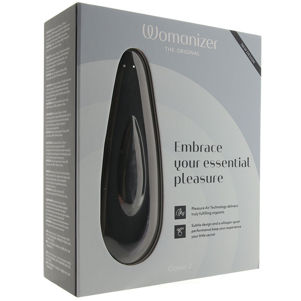 Womanizer Classic 2 Pleasure Air Stimulator in Black