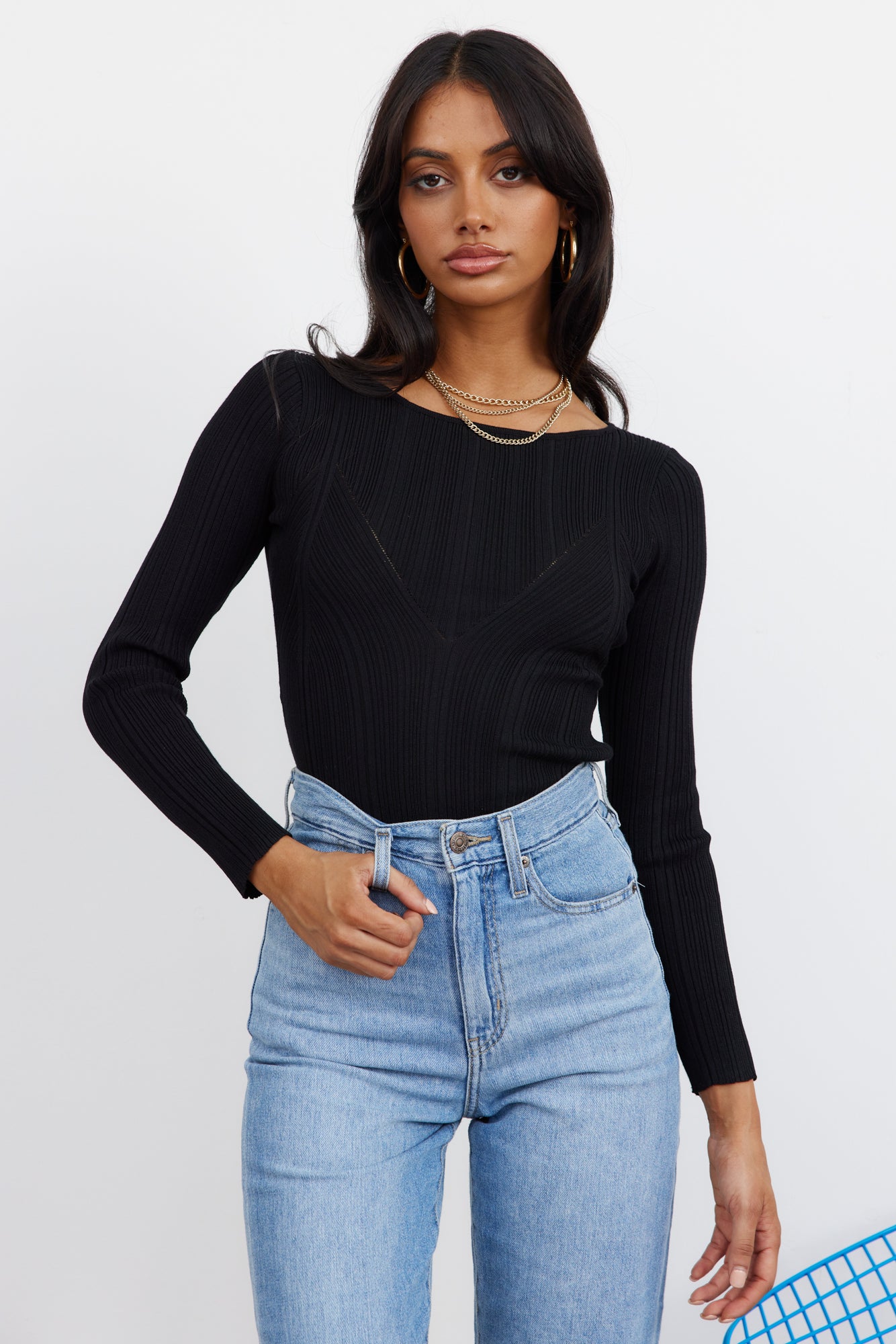 Bethany Top Black