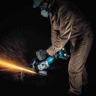 Makita 18V X2 LXT Brushless Cordless 7 in. Angle Grinder Kit 5.0Ah wBonus 7 in. Dust Extraction Shroud 7 in. Diamond Wheel XAG12PT1195386A