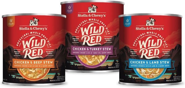 Stella and Chewy's Wild Red Variety Pack Grain-Free Wet Dog Food