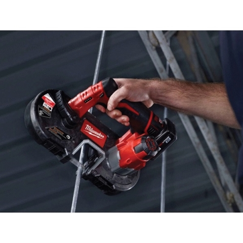 Milwaukee 2429-20 Band Saw， Tool Only， 12 V Battery， 27 in L Blade， 1/2 in W Blade， 1-5/8 in Cutting Capacity