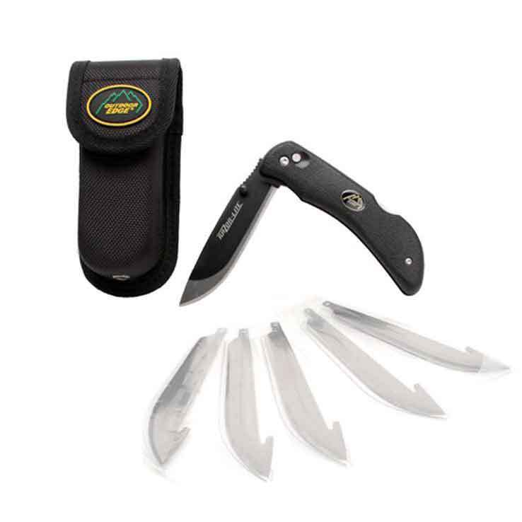 Outdoor Edge RazorLite 3.5 inch Folding Knife  Black