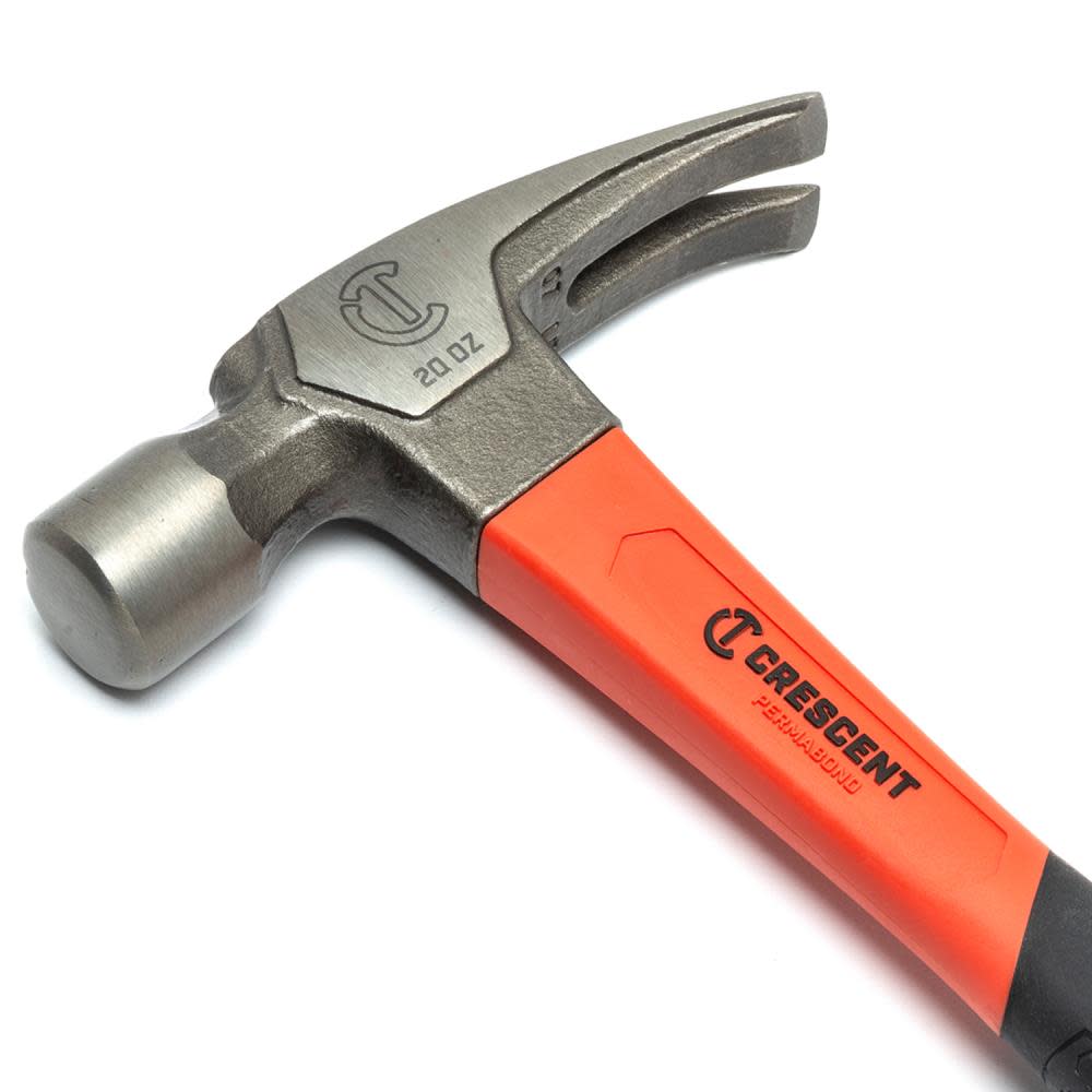 20 oz Rip Claw Hammer with Fiberglass Handle ;