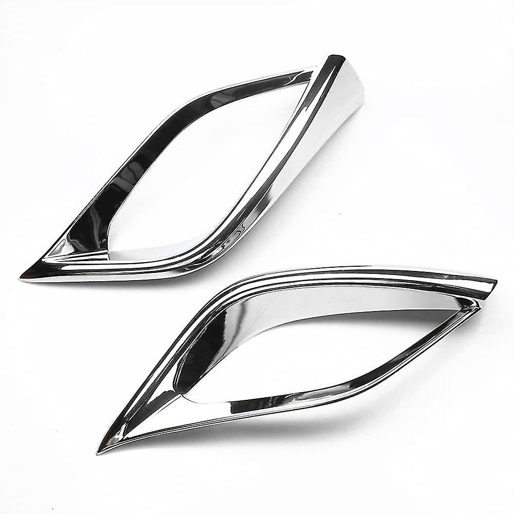 For Highlander 2020 2021 2022 Abs Chrome Rear Fog Light Lamp Cover Trim Foglight Bezel Decoration F