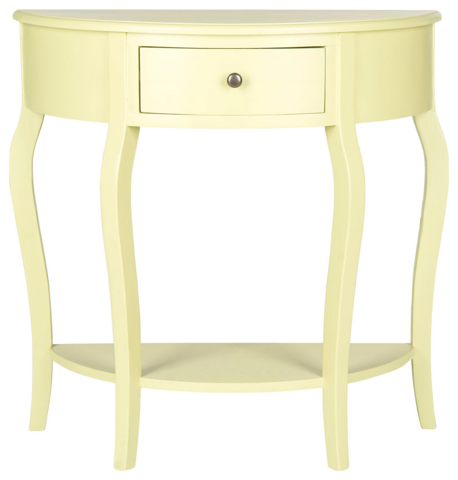 Anna Demilune Small Console Avocado Green   Modern   Console Tables   by Virgil Stanis Design  Houzz