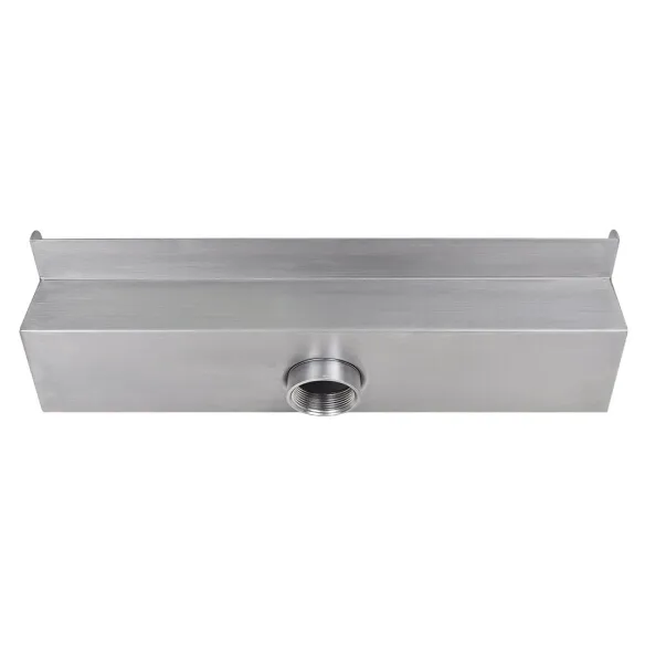 45 cm Rectangular Stainless Steel Waterfall Pool Fountains Blade Cascade Bottom Supply