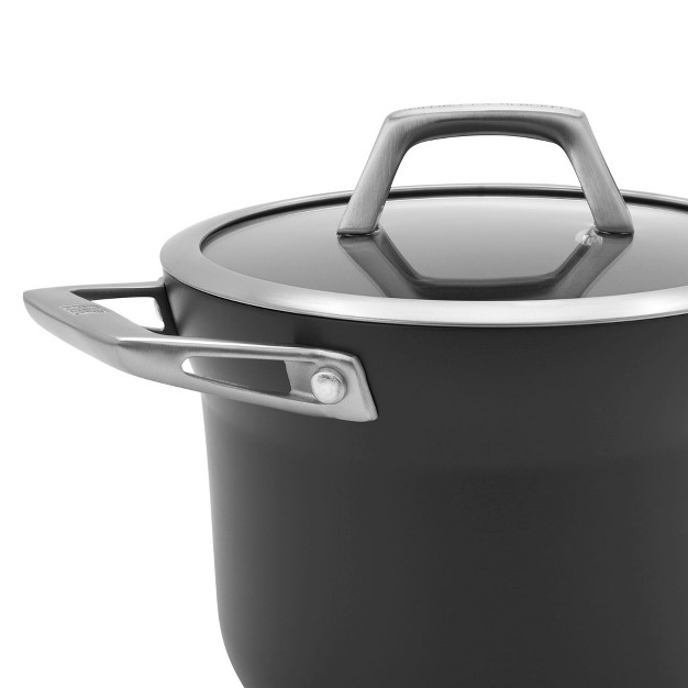 Zwilling Motion Hard Anodized 4 qt Aluminum Nonstick Soup Pot