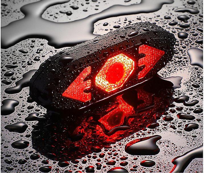 Rear Lamp Bike Wireless Remote Turn Lights Bicycle Led Taillight Easily Installation Bicycle Parts(Black)