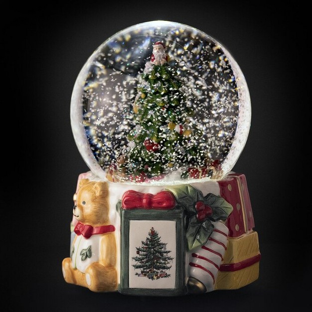 Musical 250th Anniversary Snow Globe deck The Halls 6 5 Inch