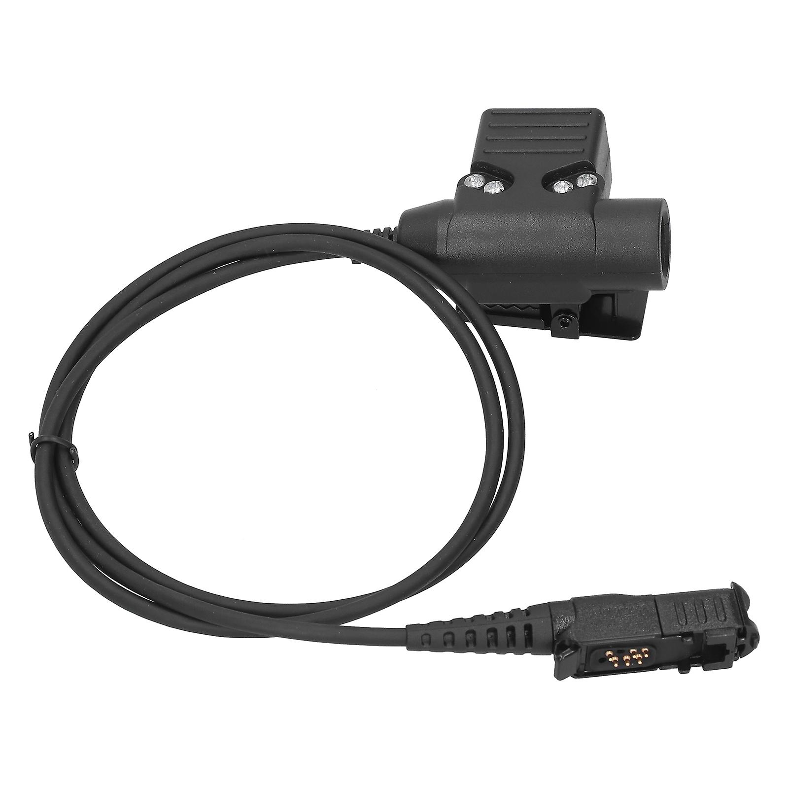 U94 Ptt Cable Plug Headset Adapter Fit For Motorola P6600/6620/xpr3300 Walkie Talkie