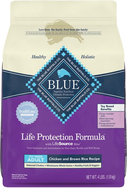 Blue Buffalo Life Protection Formula Toy Breed Adult Chicken and Brown Rice Recipe Dry Dog Food