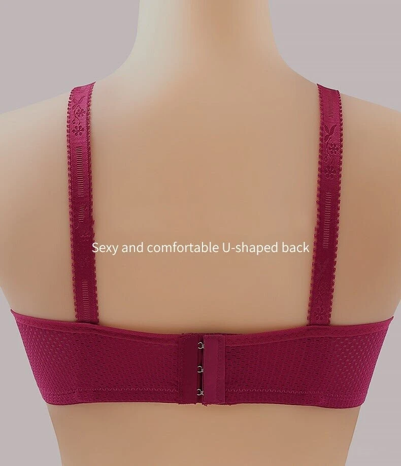 🔥Plus Size Bra Women Underwear Wire Free Comfort  Soft Breathable�