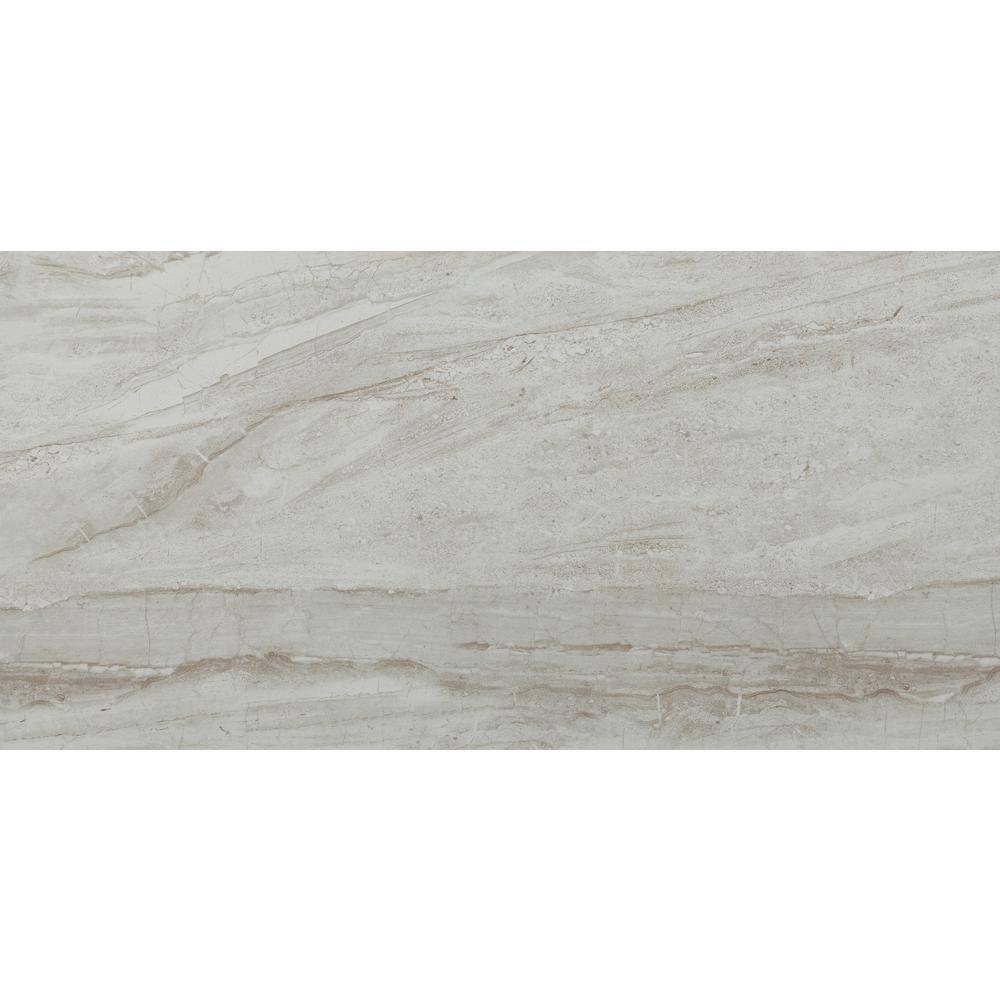 TrafficMaster Vigo Gris 12 in. x 24 in. Matte Ceramic Stone Look Floor and Wall Tile (16 sq. ft.Case) NHDVIGRI1224