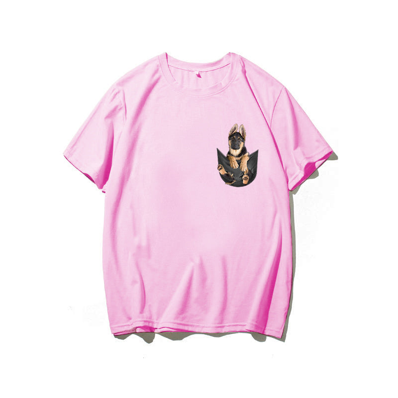 German Shepherd in Pocket Classic T-Shirt