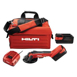 Hilti 36-Volt Lithium-Ion Brushless Cordless 6 in. AG 600 Angle Grinder Tool Kit with Kwik Lock 3551255