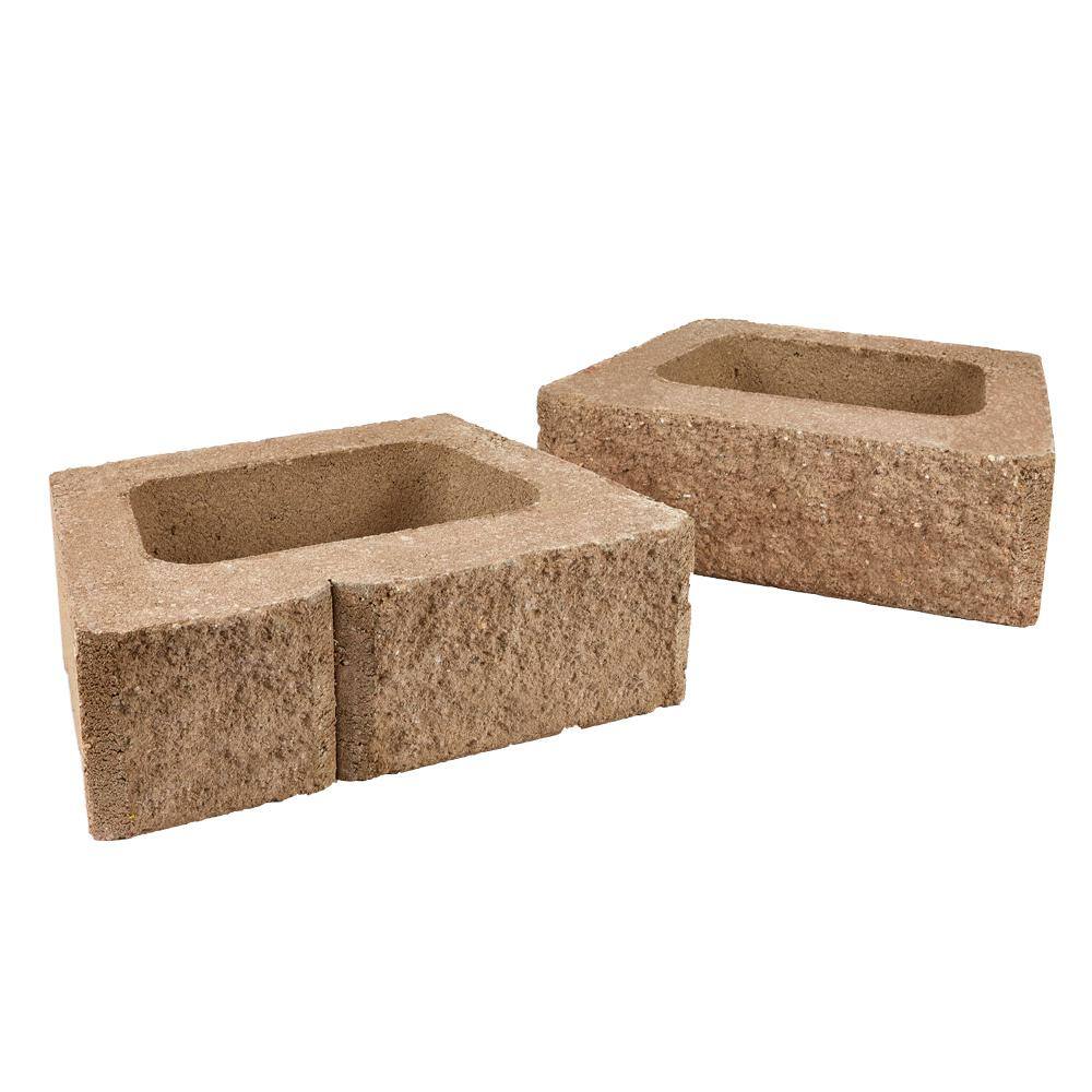 Pavestone ProMuro 6 in. x 18 in. x 12 in. San Diego Tan Concrete Retaining Wall Block (40 Pcs.  30 Face ft.  Pallet) 11016075