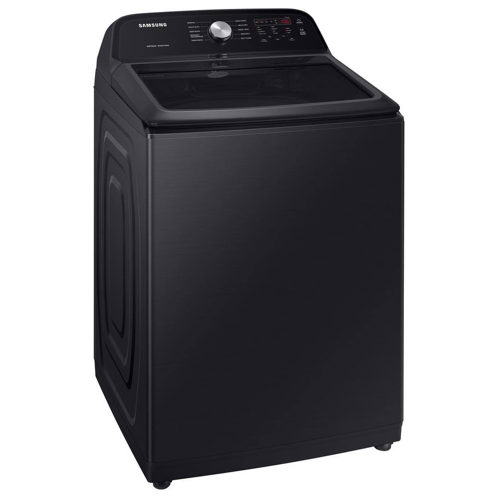  5 cu. ft. Large Capacity Top Load Washer in Brushed Black with Deep Fill and EZ Access Tub WA50B5100AV