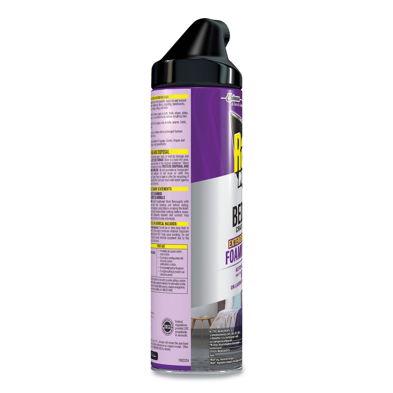 Foaming Crack and Crevice Bed Bug Killer by Raidandreg; SJN305739EA