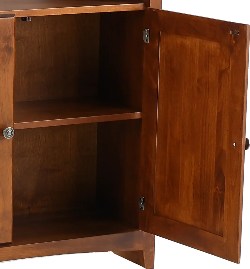 Lancaster Tuscan Brown Bookcase