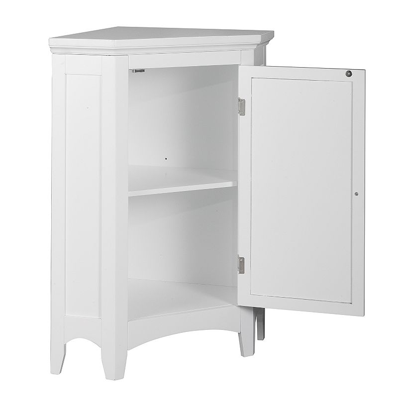 Elegant Home Fashions Saddie Corner Floor Cabinet