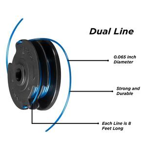 Westinghouse Single Spool of Dual Feed 0.065 in. Trimmer Line for 40VMAX+ String Trimmer 4LINEX1