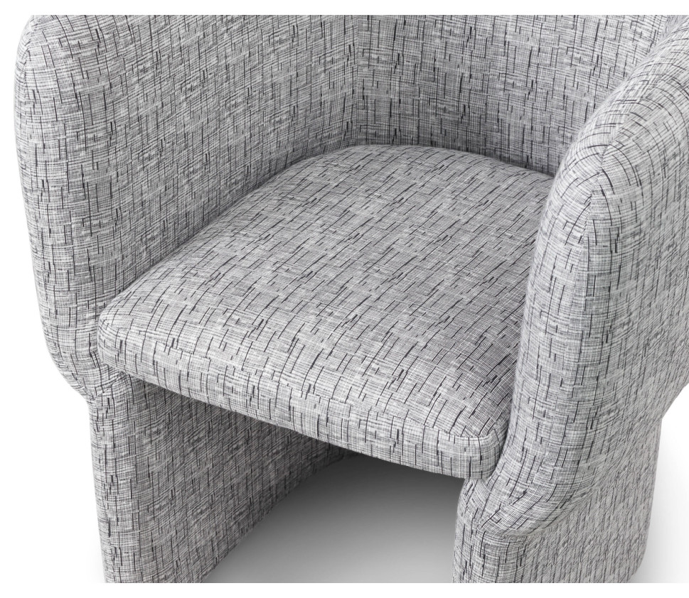 Upholstered Modern Dining Chair  Liang  ampEimil Tempus   Midcentury   Dining Chairs   by Oroa   Distinctive Furniture  Houzz