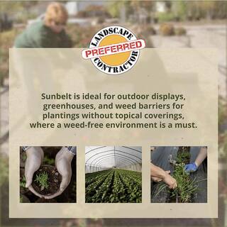 Dewitt Company Sunbelt 4 ft. x 300 ft. Polypropylene Weed Barrier Landscape Fabric Ground Cover DWT-SBLT4300