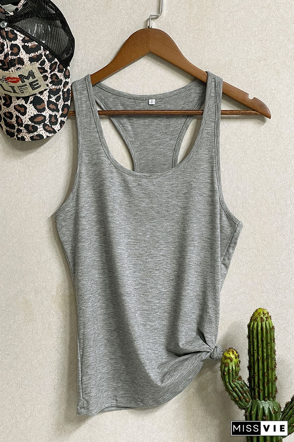 Pure Color Sleeveless Tank Top Wholesale