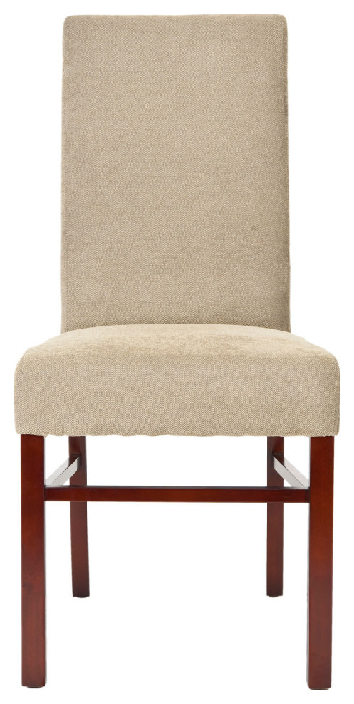 Quincy 20  x27 x27h Side Chair (set Of 2) Sage/Cherry Mahogany   Transitional   Dining Chairs   by AED Luxury Home Decor  Houzz