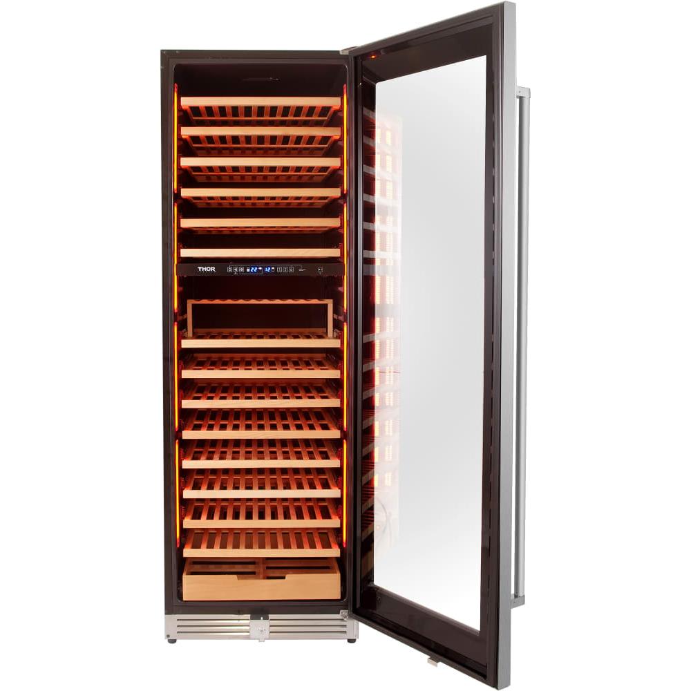 Thor Kitchen 162-Bottle Wine Cooler with LED Display TWC2403DI