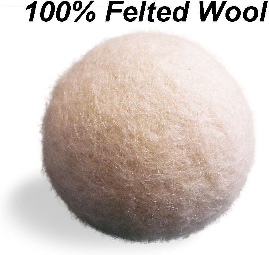 Earthtone Solutions Felted Wool Cat Ball Toy， 6 count