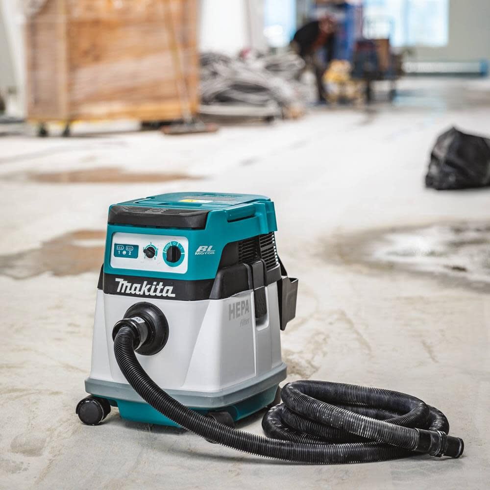 Makita 18V X2 LXT 36V 4 Gallon HEPA Dry Dust Extractor Bare Tool XCV15ZX from Makita